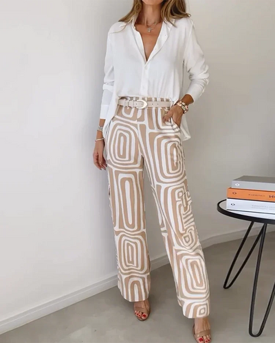 Stijlset | Pantalon, blouse en riem inclusief!
