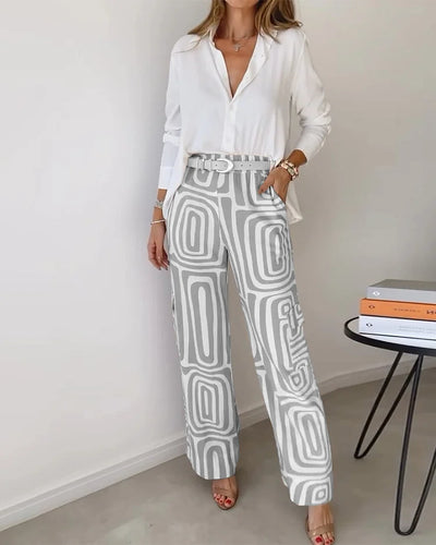Stijlset | Pantalon, blouse en riem inclusief!